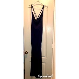 Long Navy blue dress